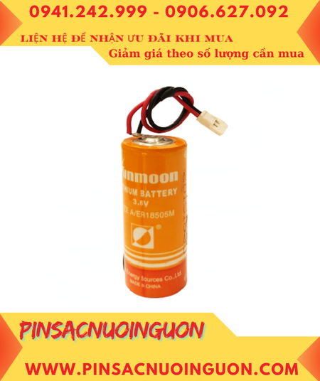 Sunmoon ER18505M; Pin nuôi nguồn PLC Sunmoon ER18505M lithium 3.6v 3200mAh