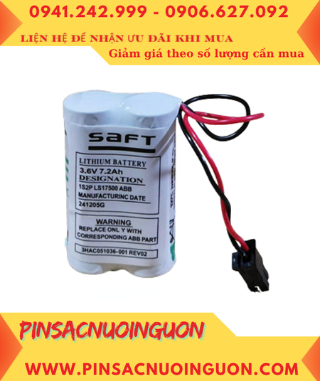 ABB 1S2PLS17500; Pin nuôi nguồn ABB 1S2PLS17500 lithium 3.6v 7200mAh chính hãng _Xuất xứ Pháp