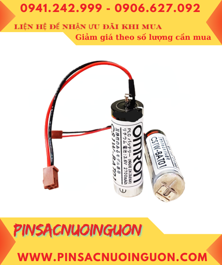 Omron CS1W-BAT01; Pin nuôi nguồn Omron CS1W-BAT01 lithium 3.6v A 2700mAh CHUẨN EU _Xuất xứ Nhật