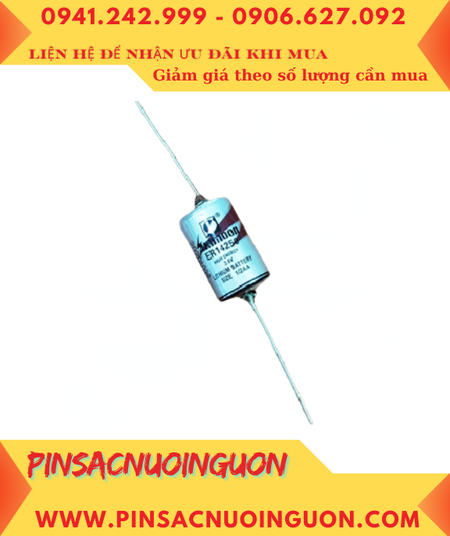 Sunmoon ER14250 (trục thép 2đầu); Pin nuôi nguồn PLC Sunmoon ER14250 lithium 3.6v 1/2AA 1200mAh