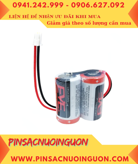 EVE CR17335 (2 viên ghép đôi), Pin nuôi nguồn EVE CR17335 Lithium 3v 2/3A chính hãng