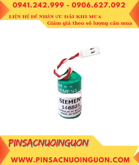 SIEMENS 146881; Pin nuôi nguồn SIEMENS 146881 lithium 3.0v 1/2AA 850mAh chính hãn _Xuất xứ Đức