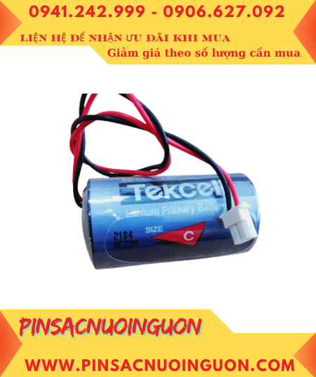 Tekcell SB-C02 (Zắc PLC) ; Pin nuôi nguồn Tekcel SB-C02 lithium 3.6v 8500mAh _Xuất xứ Hàn Quốc