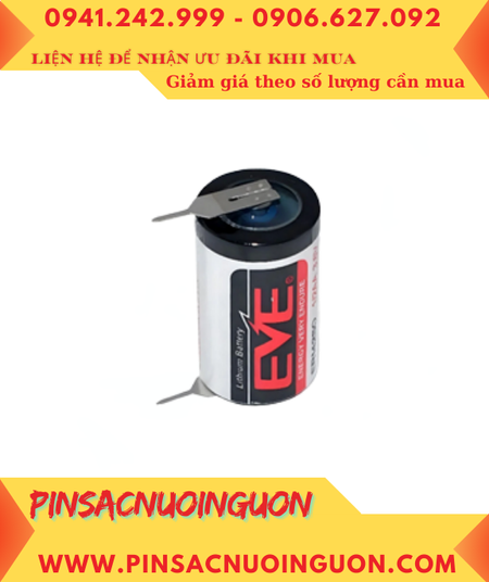 EVE ER14250 (chân thép nhọn), Pin nuôi nguồn EVE ER14250 lithium 3.6v 1200mAh 1/2A chính hãng