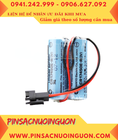 Sanyo 2CR17450E-R (2viên ghép đôi); Pin nuôi nguồn Sanyo 2CR17450E-R-CN-10 4400mAh /X.xứ NHẬT