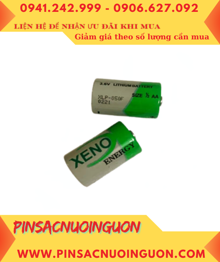 Pin XLP-050F; Pin XENO XLP-050F; Pin nuôi nguồn XENO XLP-050F lithium 3.6v 1/2AA 1200mAh _Xuất xứ Hàn Quốc