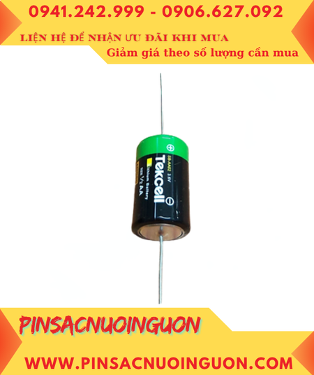 Tekcell SB-AA02; Pin nuôi nguồn PLC Tekcell SB-AA02 lithium 3.6v 1/2AA 1200mAh _Xuất xứ Hàn Quốc