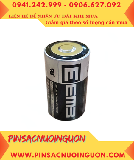EEMB ER34615, Pin nuôi nguồn PLC EEMB ER34615 lithium 3.6v D 19000mAh chính hãng