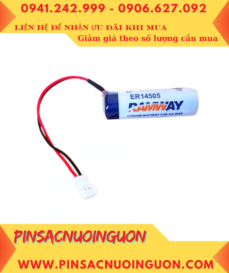 RAMWAY ER14505; Pin nuôi nguồn RAMWAY ER14505 AA 2700mAh 3.6v (ZẮC CẮM) chính hãng