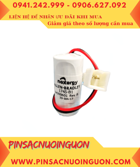 Allen Bradley AB 1745-B1; Pin nuôi nguồn PLC AB 1745-B1 lithium 3v _Made in Japan