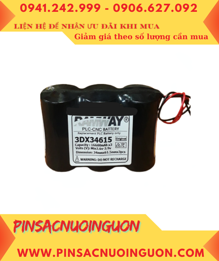 Ramway DX34615 (3 viên ghép với nhau), Pin nuôi nguồn Ramway 3DX34615 chính hãng