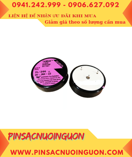 TADIRAN SL-386, Pin nuôi nguồn PLC TADIRAN SL-386 lithium 3.6v 1/6D 1000mAh chính hãng