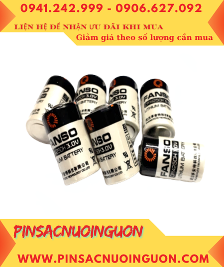 FANSO CR14250; Pin nuôi nguồn PLC FANSO CR14250H lithium 3v 1/2AA 950mAh