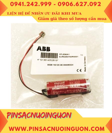 ABB GJR5250700R0001 07LE90 Pin nuôi nguồn ABB Robots lithium 3.6v 2750mAh chính hãng /Xuất xứ NHẬT