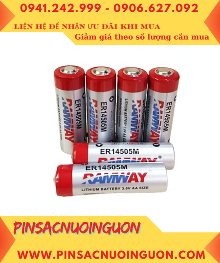 RAMWAY ER14505M; Pin nuôi nguồn RAMWAY ER14505M AA 2200mAh lithium 3.6v chính hãng