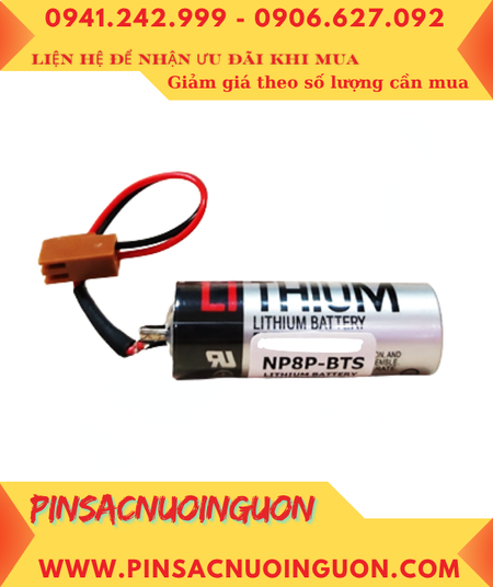 FUJI NP8P-BTS; Pin nuôi nguồn FUJI NP8P-BTS lithium 3.6v AA 2000mAh chính hãng, Xuất xứ NHẬT