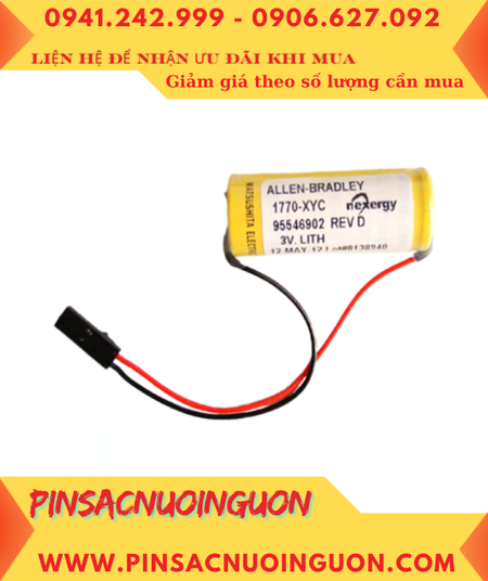 Allen Bradley AB 1770-XYC/A; Pin nuôi nguồn Allen Bradley AB 1770-XYC/A chính hãng, Xuất xứ NHẬT