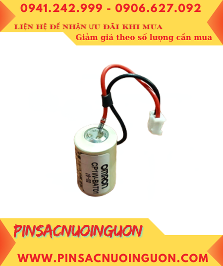 Omron CP1W-BAT01; Pin nuôi nguồn Omron CP1W-BAT01 lithium 3v 1/2AA chính hãng /Xuất xứ NHẬT