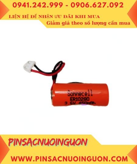 Sonnecell ER10280; Pin nuôi nguồn Sonnecell ER10280 (ER10/28) lithium 3.6v 2/3AAA 450mAh