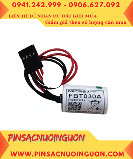 FUJI FBT030A ; Pin nuôi nguồn FUJI FBT030A lithium 3.6v 1/2AA 1000mAh chính hãng, Xuất xứ Nhật