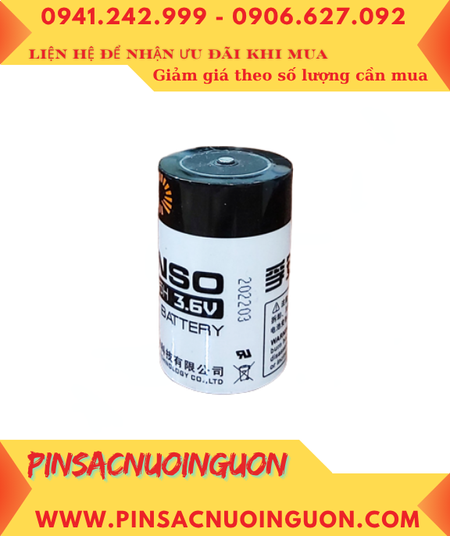 Fanso ER26500H; Pin nuôi nguồn PLC Fanso ER26500H lithium 3.6v C 9000mAh chính hãng