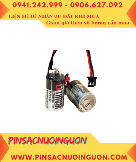 Pin Toshiba ER3V _Pin ER3V; Pin nuôi nguồn PLC Toshiba ER3V lithium 3.6v 1/2AA 1000mAh _Xuất xứ Nhật