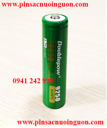 PIN DoublePow 18650-9250mWh, Pin sạc 18650 lithium Li-ion 3.7v DoublePow 18650-9250mWh (=5300mAh)