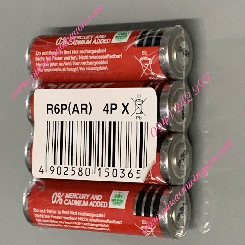 COMBO 1HỘP=40viên Pin AA 1.5v Maxell R6P(AR)4P SUM-3 Super Power ACE _Giá chỉ 109.000đ/ Hộp