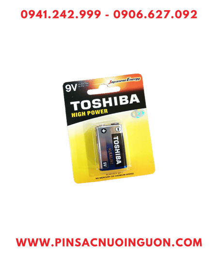 Pin Toshiba 6LR61GCP-BP1; Pin 9v Alkaline Toshiba 6LR61GCP-BP1 chính hãng (Loại Vỉ 1viên)