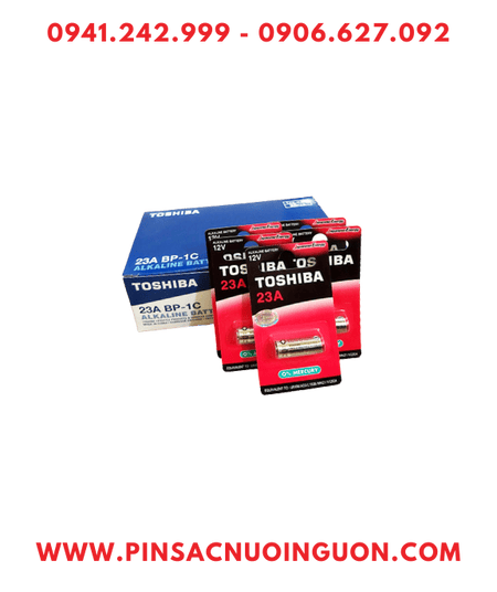 COMBO mua 01Hộp=25vỉ Pin 12v Alkaline Toshiba A23 (LRV08 - 23A) chính hãng _Giá chỉ 549.000đ/HỘP 25vỉ