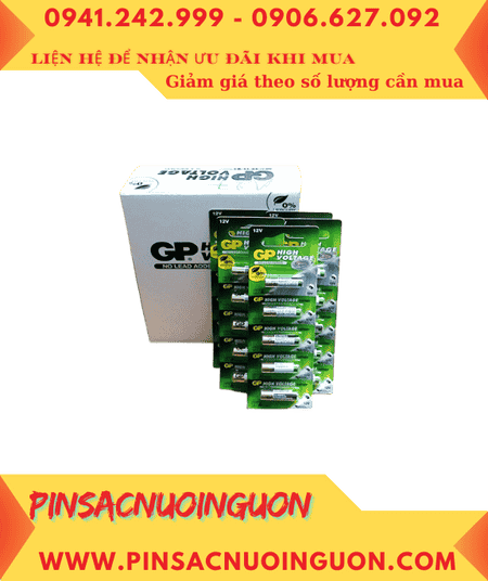 COMBO 1 HỘP 20vỉ (100viên) Pin 12v GP High Voltage 27A A27 MN27 Alkaline _Giá chỉ 1.140.000/HỘP 100viên