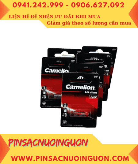 COMBO MUA 01 HỘP 10vỉ Pin 12v Camelion A32 Alkaline 9v _Giá chỉ 409.000đ/Hộp
