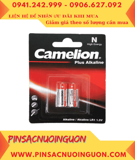 Camelion LR1 Pin size N Camelion LR1-BP2 SUM5 Alkaline 1.5v chính hãng (Vỉ 2viên)
