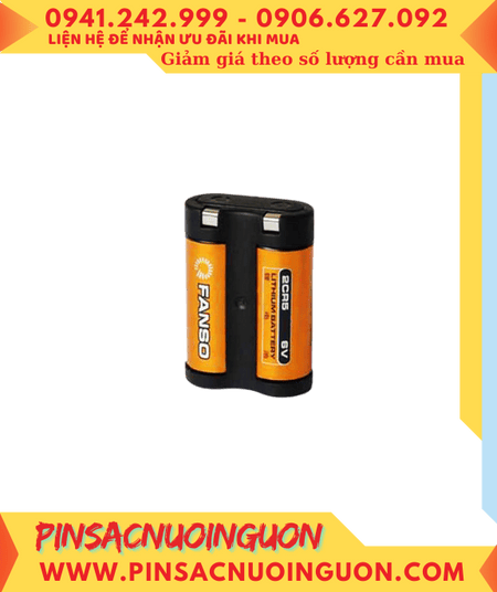 ANSO 2CR5 Pin 2CR5; Pin nuôi nguồn 6V lithium FANSO 2CR5 (Pin 2CR-5W) chính hãng