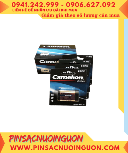 COMBO MUA 01Hộp 12vỉ Pin Camelion 2CR5 Lithium 6V chính hãng (MẪU MỚI) _Giá chỉ 1.070.000/Hộp