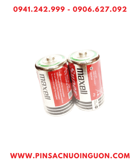Pin Maxell R20P(AR) SUM-1; Pin đại D 1.5v Maxell R20P(AR) SUM-1 Super Power ACE (Vỉ 2viên)