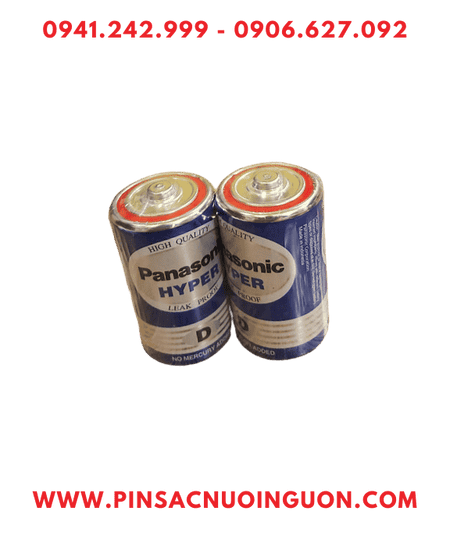 Panasonic R20UT/2S; Pin D 1.5v Panasonic R20UT/2S Hyper chính hãng Xuất xứ Indonesia (Gói 2viên)