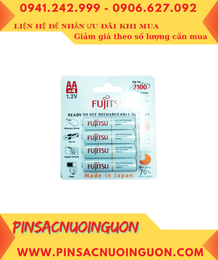 Fujitsu HR-3UTCEX(4B); Pin sạc AA2000mAh 1.2v Fujitsu HR-3UTCEX(4B) Type 2000mA _Min 1900mAh (Japan)