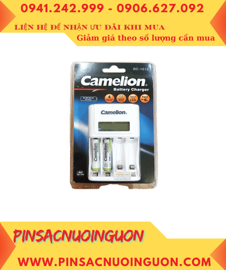 Camelion BC-1012, Bộ sạc pin AAA kèm sẵn 2 Pin sạc Camelion NH-AAA1100ARBP2 AlwaysReady