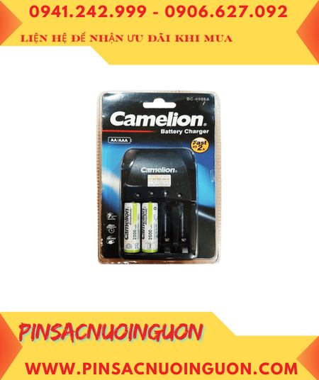 Camelion BC-0905A _Bộ sạc 2giờ BC-0905A kèm 2 pin sạc Camelion NH-AA2500ARBP2 (AA2500mAh 1.2v)