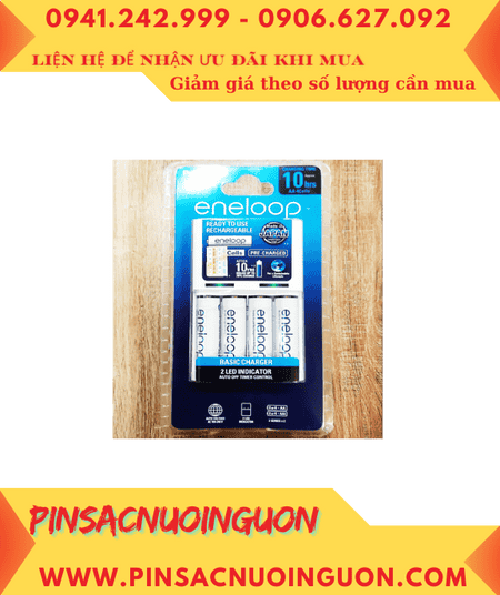 Panasonic BQ-CC51E _Bộ sạc Panasonic Eneloop BQ-CC51E kèm 4 pin sạc Eneloop AA2000mAh 1.2v