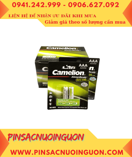 COMBO 01HỘP (10vỉ=20viên) Pin sạc 1.2v Camelion NH-AAA1100ARBP2 (MẪU MỚI) _Giá chỉ 569.000đ/Hộp